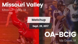 Matchup: Missouri Valley vs. OA-BCIG  2017