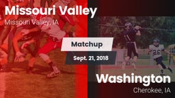 Matchup: Missouri Valley vs. Washington  2018