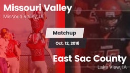 Matchup: Missouri Valley vs. East Sac County  2018