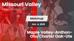 Matchup: Missouri Valley vs. Maple Valley-Anthon-Oto/Charter Oak-Ute 2019