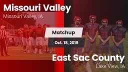 Matchup: Missouri Valley vs. East Sac County  2019