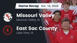 Recap: Missouri Valley  vs. East Sac County  2020