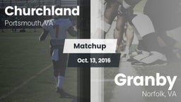 Matchup: Churchland vs. Granby  2016
