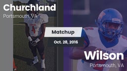 Matchup: Churchland vs. Wilson  2016
