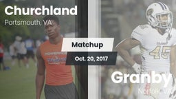 Matchup: Churchland vs. Granby  2017