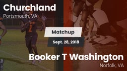 Matchup: Churchland vs. Booker T Washington  2018