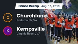 Recap: Churchland  vs. Kempsville  2019