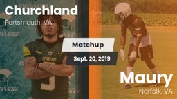 Matchup: Churchland vs. Maury  2019
