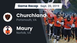 Recap: Churchland  vs. Maury  2019