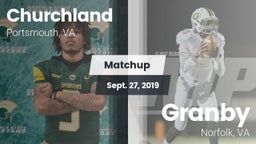 Matchup: Churchland vs. Granby  2019