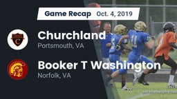 Recap: Churchland  vs. Booker T Washington  2019