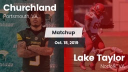Matchup: Churchland vs. Lake Taylor  2019