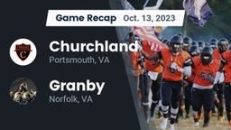 Recap: Churchland  vs. Granby  2023