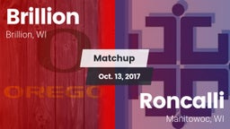 Matchup: Brillion vs. Roncalli  2017