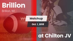 Matchup: Brillion vs. at Chilton JV 2018