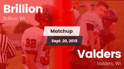 Matchup: Brillion vs. Valders  2019
