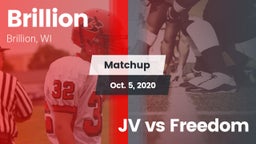Matchup: Brillion vs. JV vs Freedom 2020