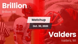 Matchup: Brillion vs. Valders  2020