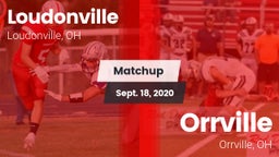 Matchup: Loudonville vs. Orrville  2020