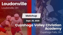Matchup: Loudonville vs. Cuyahoga Valley Christian Academy  2020