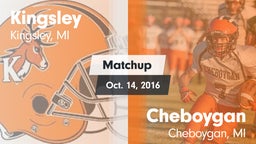 Matchup: Kingsley vs. Cheboygan  2016