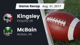 Recap: Kingsley  vs. McBain  2017