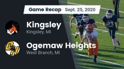 Recap: Kingsley  vs. Ogemaw Heights  2020