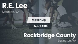 Matchup: Lee vs. Rockbridge County  2016