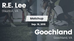 Matchup: Lee vs. Goochland  2016