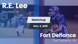 Matchup: Lee vs. Fort Defiance  2016
