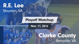 Matchup: Lee vs. Clarke County  2016