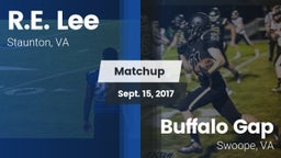 Matchup: Lee vs. Buffalo Gap  2017
