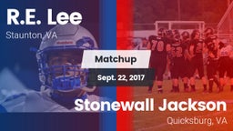 Matchup: Lee vs. Stonewall Jackson  2017