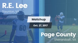 Matchup: Lee vs. Page County  2017