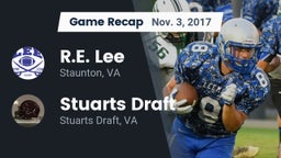 Recap: R.E. Lee  vs. Stuarts Draft  2017