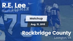 Matchup: Lee vs. Rockbridge County  2018