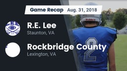 Recap: R.E. Lee  vs. Rockbridge County  2018