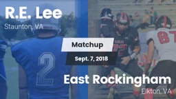Matchup: Lee vs. East Rockingham  2018