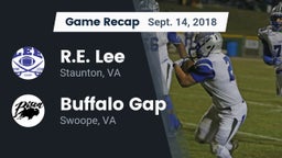 Recap: R.E. Lee  vs. Buffalo Gap  2018