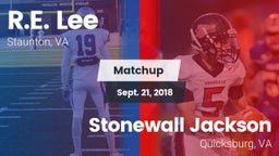 Matchup: Lee vs. Stonewall Jackson  2018