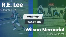 Matchup: Lee vs. Wilson Memorial  2018