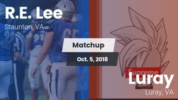 Matchup: Lee vs. Luray  2018