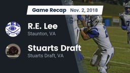 Recap: R.E. Lee  vs. Stuarts Draft  2018