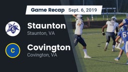 Recap: Staunton  vs. Covington  2019