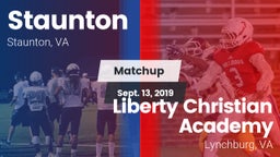 Matchup: Staunton vs. Liberty Christian Academy 2019