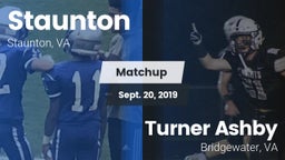 Matchup: Staunton vs. Turner Ashby  2019