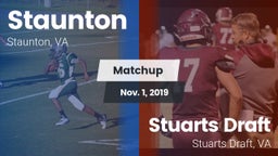 Matchup: Staunton vs. Stuarts Draft  2019