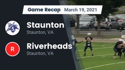 Recap: Staunton  vs. Riverheads  2021