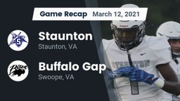 Recap: Staunton  vs. Buffalo Gap  2021