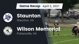 Recap: Staunton  vs. Wilson Memorial  2021